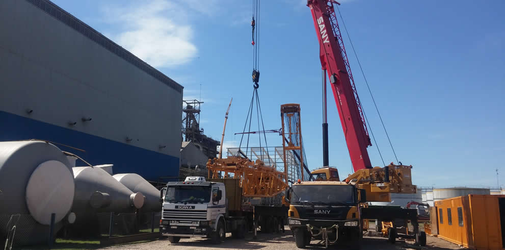 Obra: Terminal Portuaria T6 - Planta Puerto Gral. San Martin