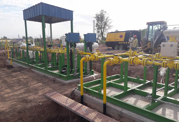 Gas: obra de RAFA S.A.